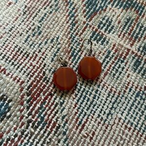 Handmade stone earrings